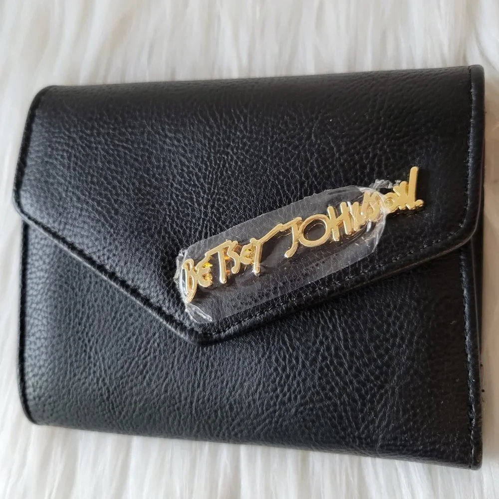 Betsey Johnson Trifold Flap Wallet